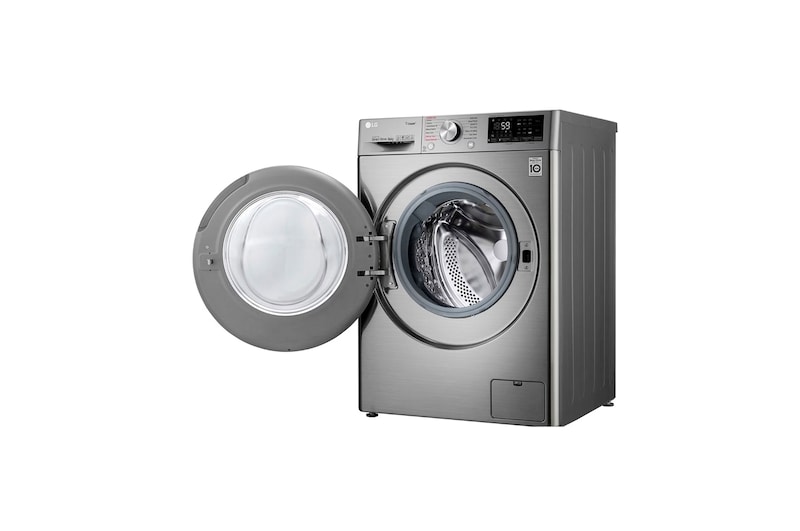 Lava-secadora LG vista frontal con puerta abierta WD14VVC4S6